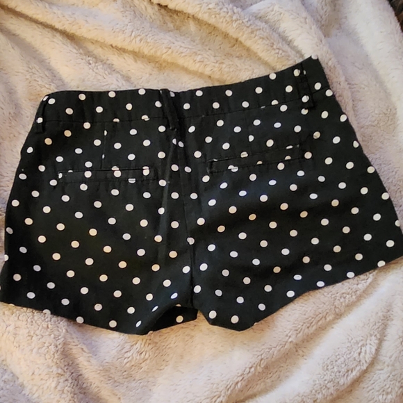 Black Polka Dot Shorts - Picture 2 of 10